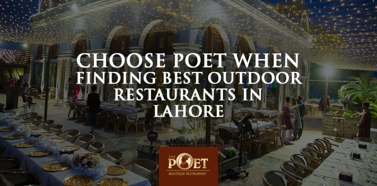Best Outdoor Restaurants in Lahore